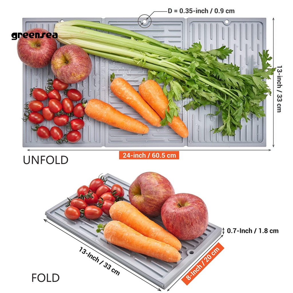 Thảm Lót Ráo Nước Cho Nhà Bếp Có Thể Gấp Gọn Tiện Lợi