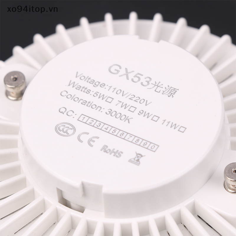 Bóng Đèn Led XOITOP Gx53 5W 7W 9W AC 90-265V Ánh Sáng Trắng Ấm Đa Ứng Dụng