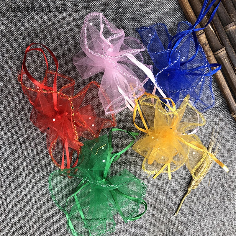 Set 10 Túi Dây Rút 25cm Dùng Để Đựng Quà / Trang Sức Đa Năng Tiện Dụng