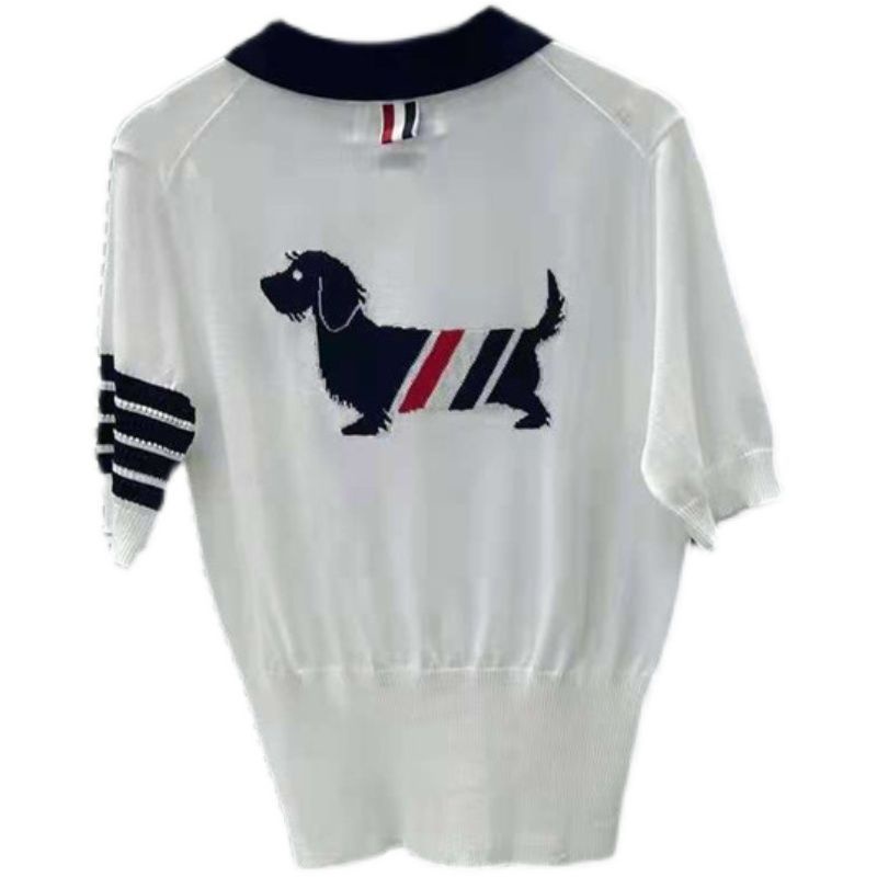 Áo Thun Lụa Jacquard Dệt Kim Bốn Tay Ngắn Eo Nhỏ Nhắn Thời Trang Mùa Hè 2022 HOA3