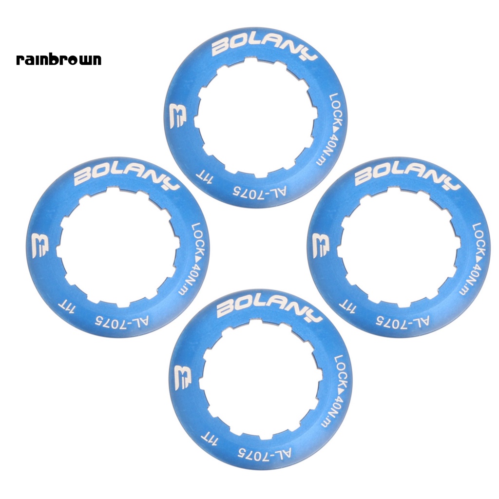 4 Vòng Khóa Bảo Vệ Bánh Răng Bằng Hợp Kim Nhôm Cho MTB