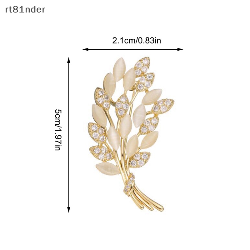 Ghim Cài Áo Hình Lúa Mạch Đính Đá Thời Trang Hàn Quốc