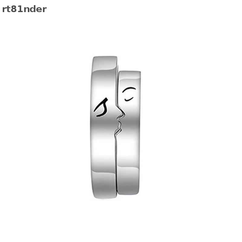 Rt 1 Cặp Nhẫn Đôi Tình Bạn Có Thể Điều Chỉnh Kích Cỡ Thích Hợp Làm Quà Tặng Cho Bạn Bè