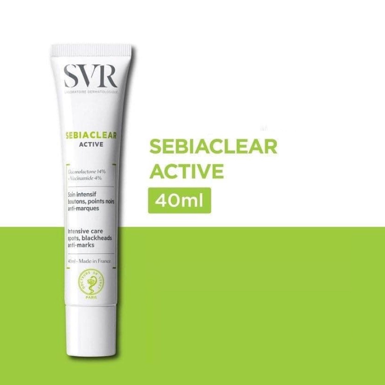 [Hàng trả order, không có dư] Kem dưỡng ẩm SVR Sebiaclear Active 40ml