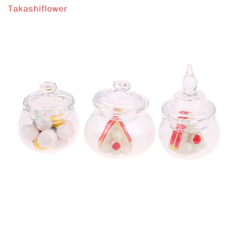 Lọ Thủy Tinh Mini Đựng Kẹo 1: 12 Trang Trí Nhà Búp Bê