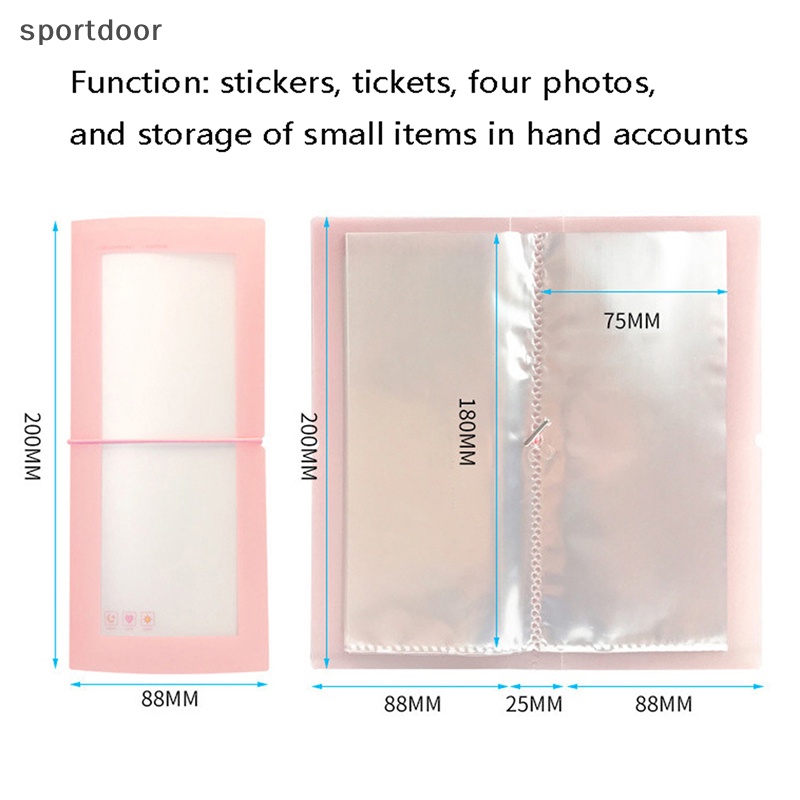 Set 30 Tờ Nhãn Dán Trong Suốt Dùng Trang Trí Album Ảnh Tiện Dụng