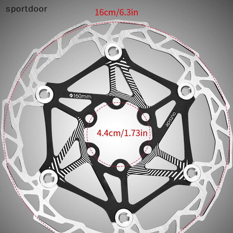 Đĩa Phanh 6 Bu Lông 82g CNC 6 Inch 160MM Siêu Nhẹ Chuyên Dụng Cho Xe Đạp Leo Núi 4 Màu Tùy Chọn