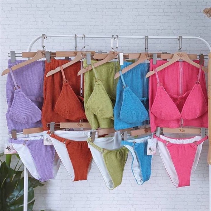 Hàng Mới Về Bộ Đồ Bơi Ba Mảnh Thời Trang Quyến Rũ Cho Nữ