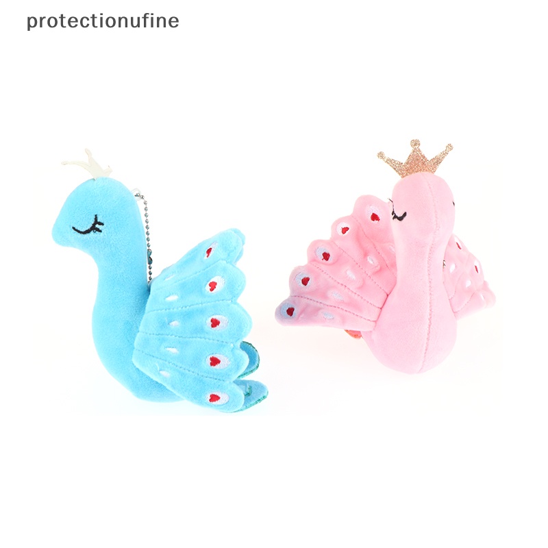 Móc Khóa Hình Con Công Hoạt Hình Nhồi Bông Đáng Yêu PR3VN