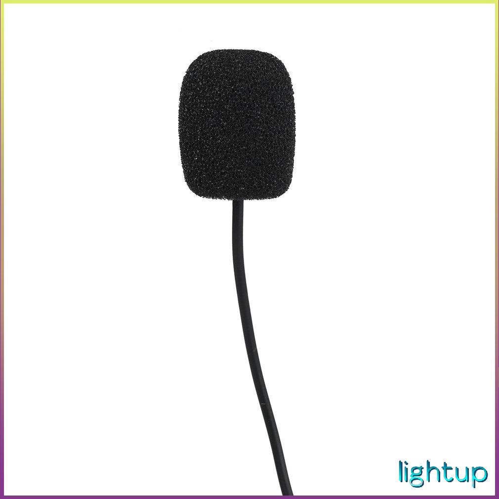 Micro Phòng Thu Mini Di Động 3.5Mm Bài Diễn Văn Kẹp Máy Tính Xách Tay Giảng Dạy Đen Mic