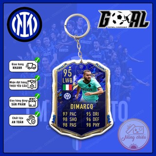 Móc khóa thẻ CLB bóng đá Inter Milan
