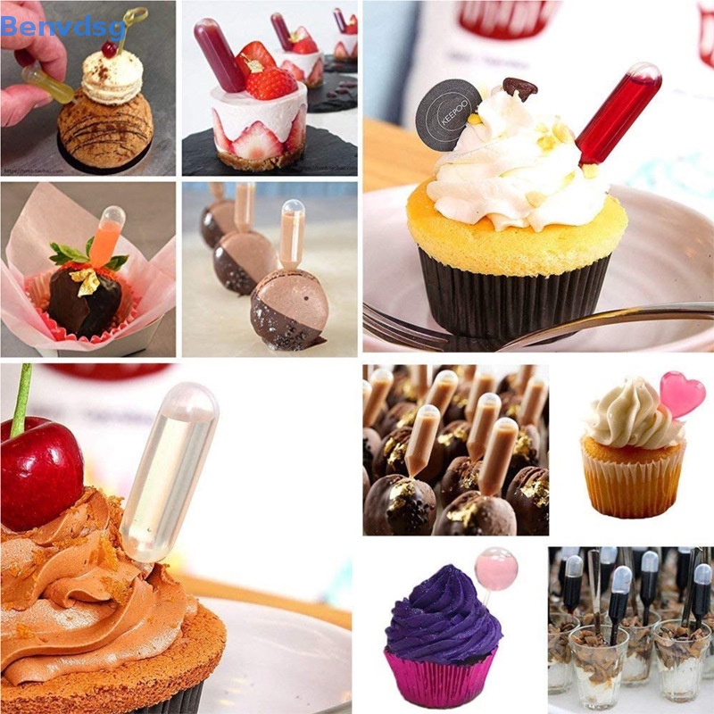 Bộ 50 Ống Nhỏ Giọt 4Ml Chuyên Dụng Cho Làm Bánh Cupcake