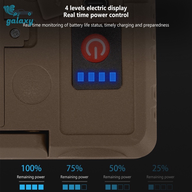 Galaxy Đèn Led Cắm Trại Đa Năng Có Tay Cầm Tiện Lợi