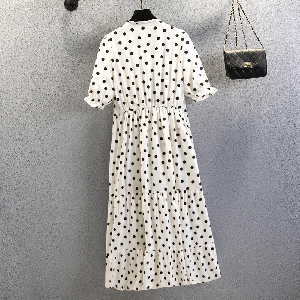 NRVP Đầm Dài Tay Ngắn In Hoa Độc Đáo Thời Trang Mùa Hè Hàn Quốc 2023 Dành Cho Bạn Nữ