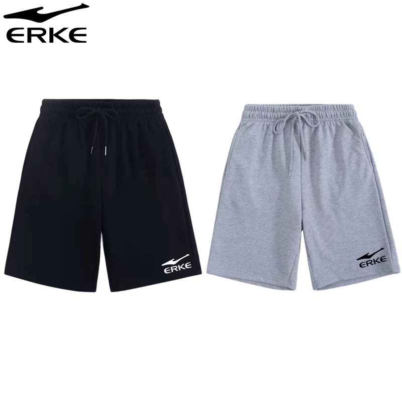 Er-ke &amp; - Quần Short Cotton Nguyên Chất In Họa Tiết Độ Nét Cao Xu Hướng Thời Trang Đường Phố Mới Nhất Cho Nam Và Nữ