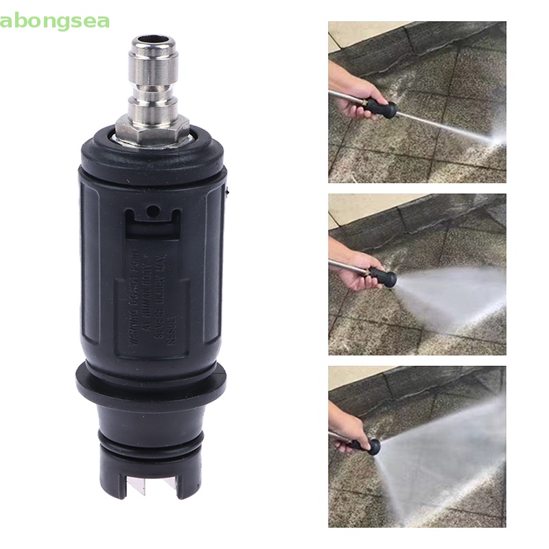 Vòi Phun Rửa Áp Suất Cao 1 / 4 "Phích Cắm Nhanh Có Thể Điều Chỉnh Góc Hiệu abongsea