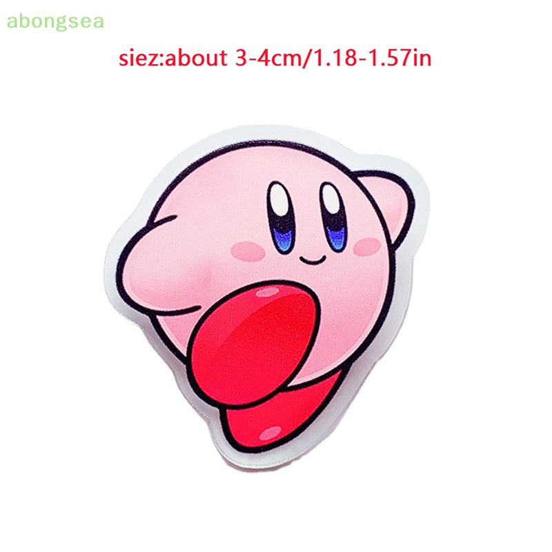 Trâm Cài Áo Hoạt Hình Kirby Tráng Men Đáng Yêu Cho Bé