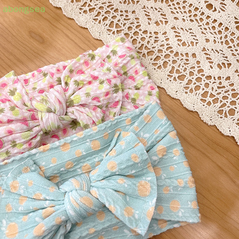 Set 3 Băng Đô Đan Len Co Giãn Xinh Xắn Cho Bé Gái