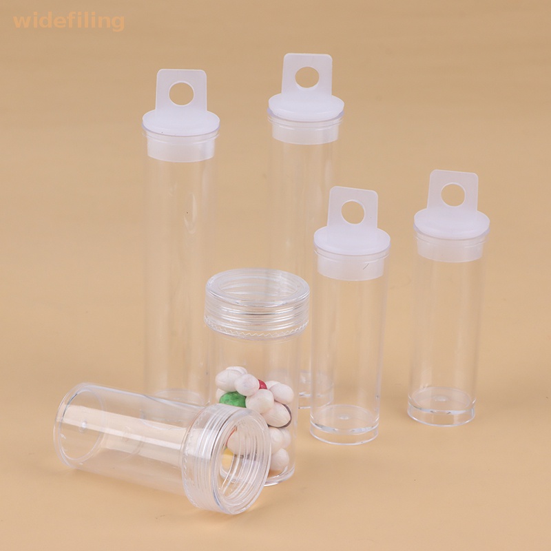 Bộ 2 Hộp Nhựa PP Trong Suốt Hình Trụ Đựng Trang Sức