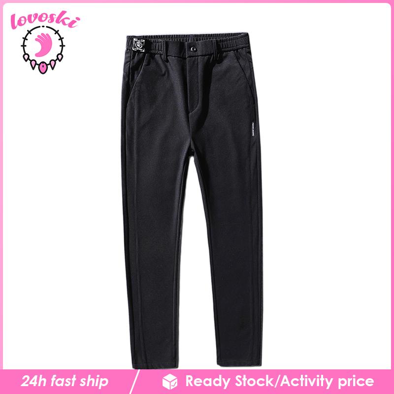 [Lovoski] Quần Dài Ôm Dáng Co Giãn Thời Trang Mùa Hè Cho Nam