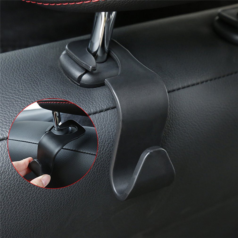 1 Piece Universal Car Seat Back Hook Pp Portable Hanger Holder Storage For Bag Interior Accessories [Q/3]
