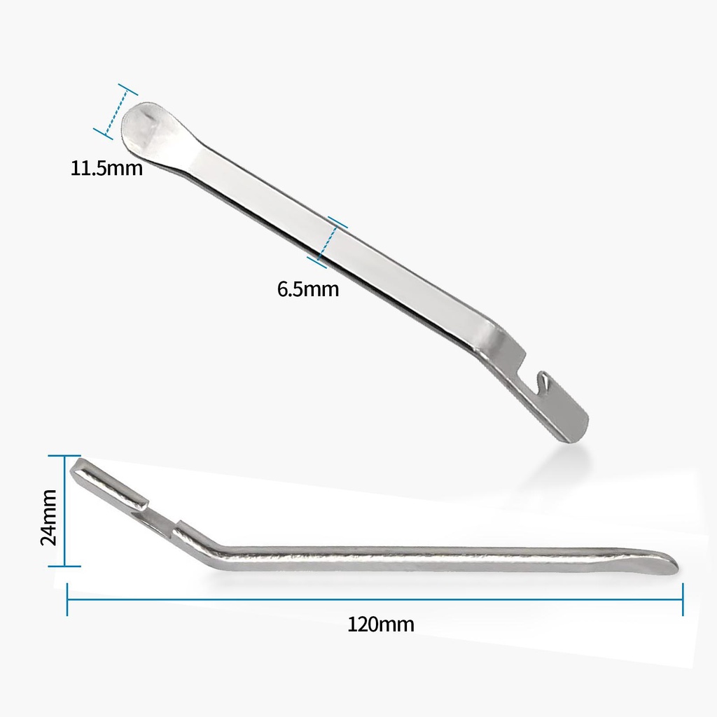 Bộ 3 Dụng Cụ Hỗ Trợ Sửa Chữa Lốp Xe Đạp Bằng Thép Không Gỉ