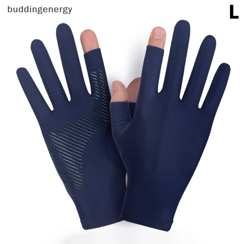{BUDDI} Mới Găng Tay Đua Xe Máy Lụa Lạnh Mỏng Thoáng Khí Chống Trượt Có Thể Chạm Màn Hình Cảm Ứng Bảo Vệ Tia Uv {BUDDI}