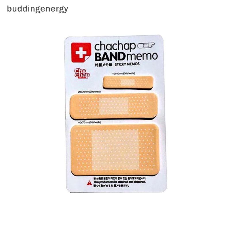 {BUDDI} Giấy Ghi Chú Họa Tiết Băng Cá Nhân Dễ Thương Dùng Trong Văn Phòng Phẩm