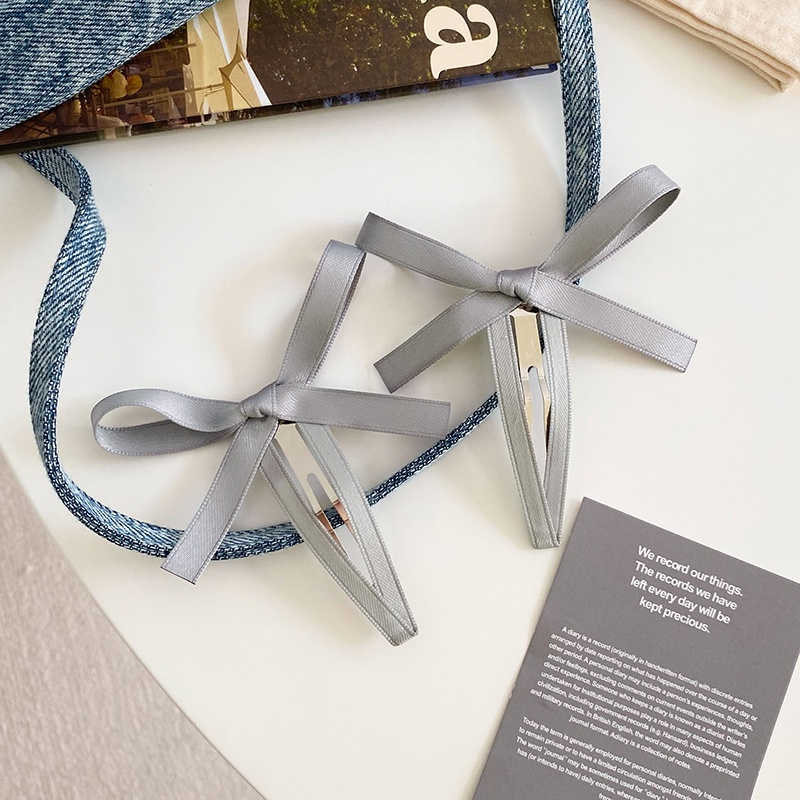 Kẹp Tóc Nơ Ruy Băng Cỡ Lớn Thời Trang Mới 2023 Cho Bé Gái