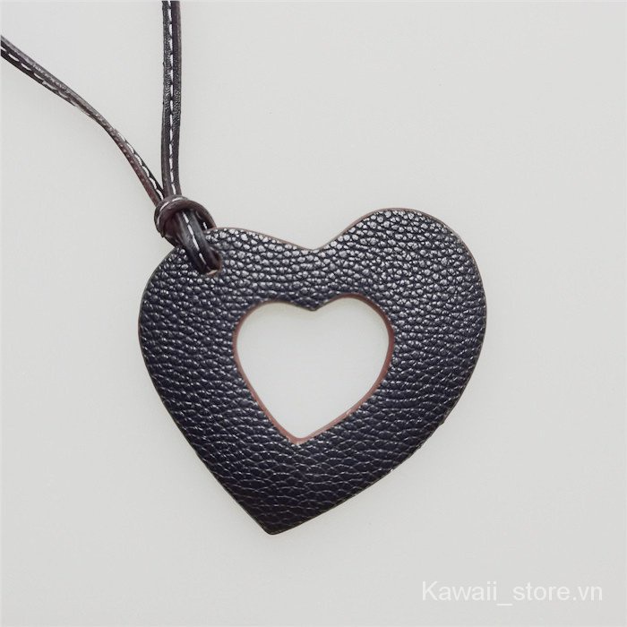 Hàng Mới Về!}Móc Khóa Túi Xách Da Pu Hình Trái Tim Xinh Xắn