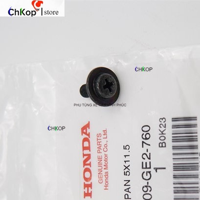 Chính hãng - Vít 5×11.5 bắt Đồng hồ, nẹp sườn Dream, ốc bắt dàn áo wave, future và nhiều dòng xe HonDa (91509-GE2-760)