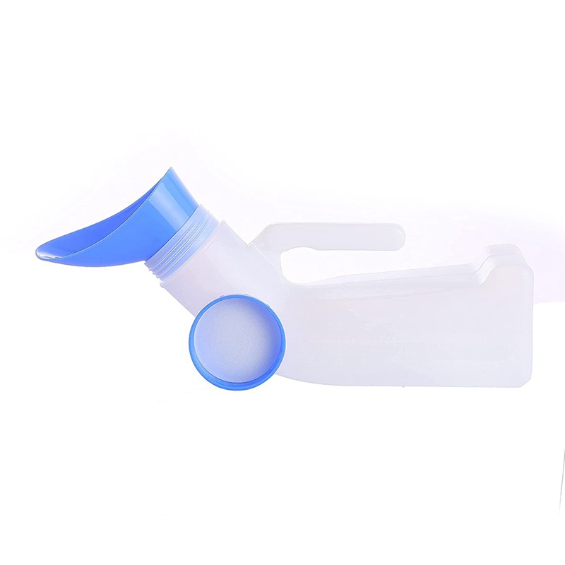 Bộ 2 Phễu Đi Tiểu Có Nắp Đậy Chống Tràn Tiện Dụng Mang Theo Du Lịch Cho Nam Và Nữ