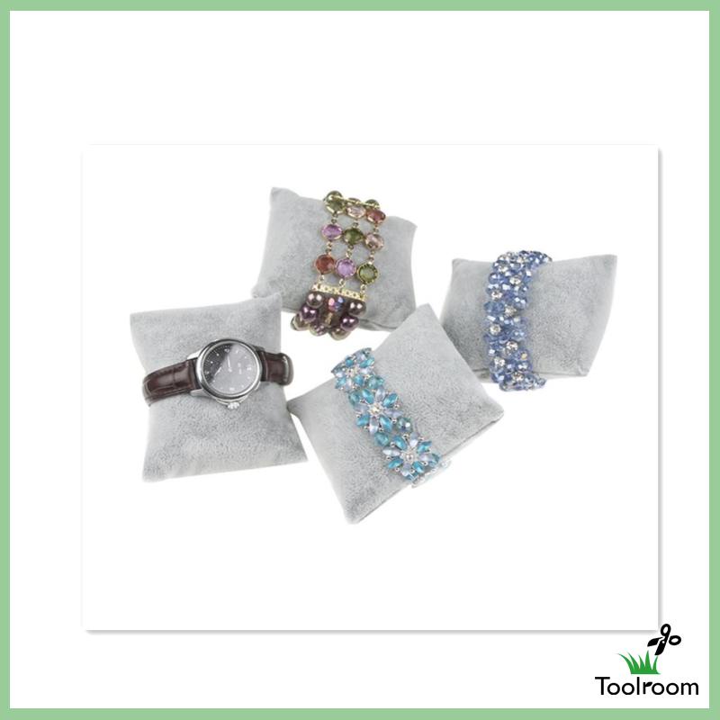 Bộ 5 Gối Trưng Bày Trang Sức Hình Đồng Hồ Nhỏ Xinh