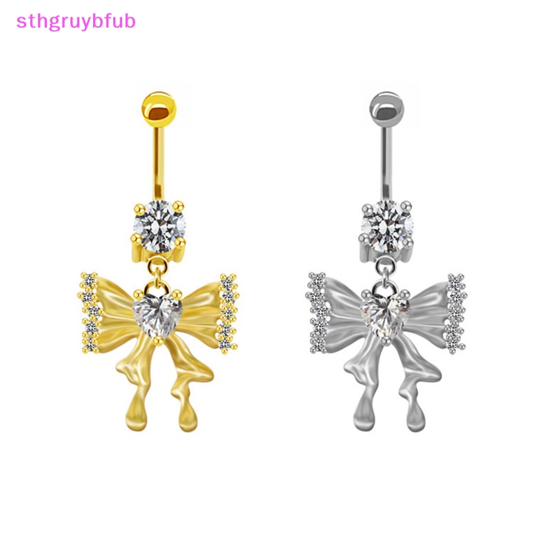 Khuyên Rốn Hình Bướm Và Mặt Trăng Bằng Thép Không Gỉ Thời Trang Cho Nữ