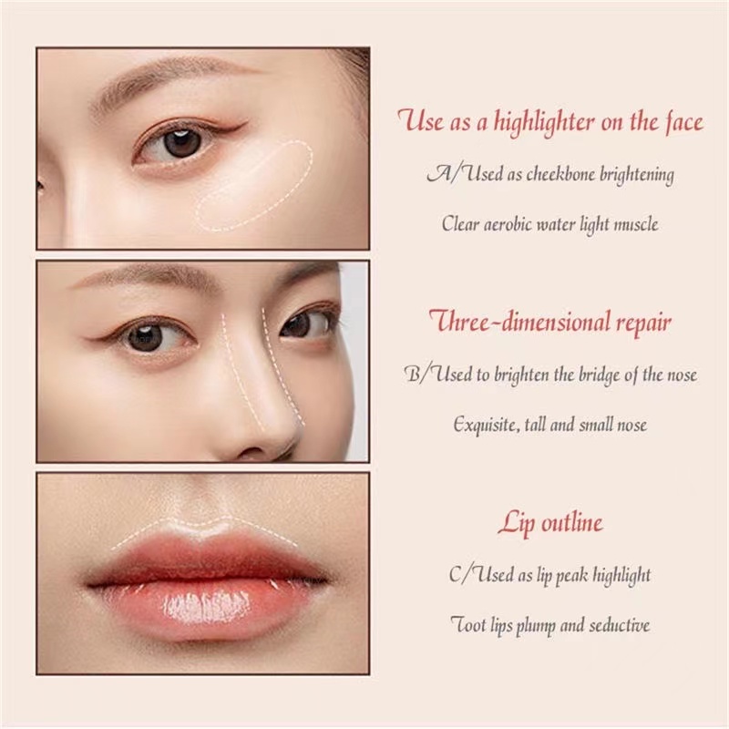 Bút Bắt Sáng Ánh Ngọc Trai Tự Nhiên Mềm Mịn Như Tơ Tằm Ngọt Ngào