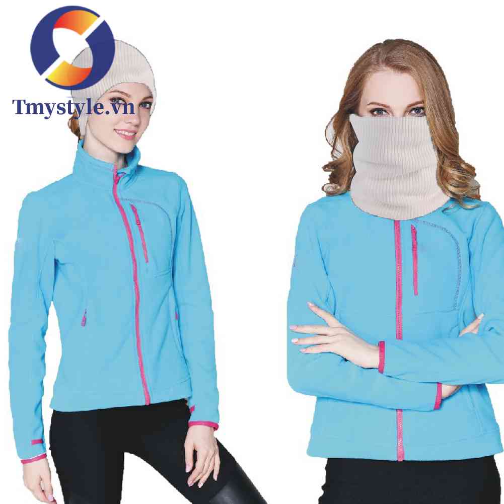 Khăn Choàng Cổ Hai Lớp Co Giãn Màu Trơn Giữ Ấm Mùa Đông Cho Nam Và Nữ