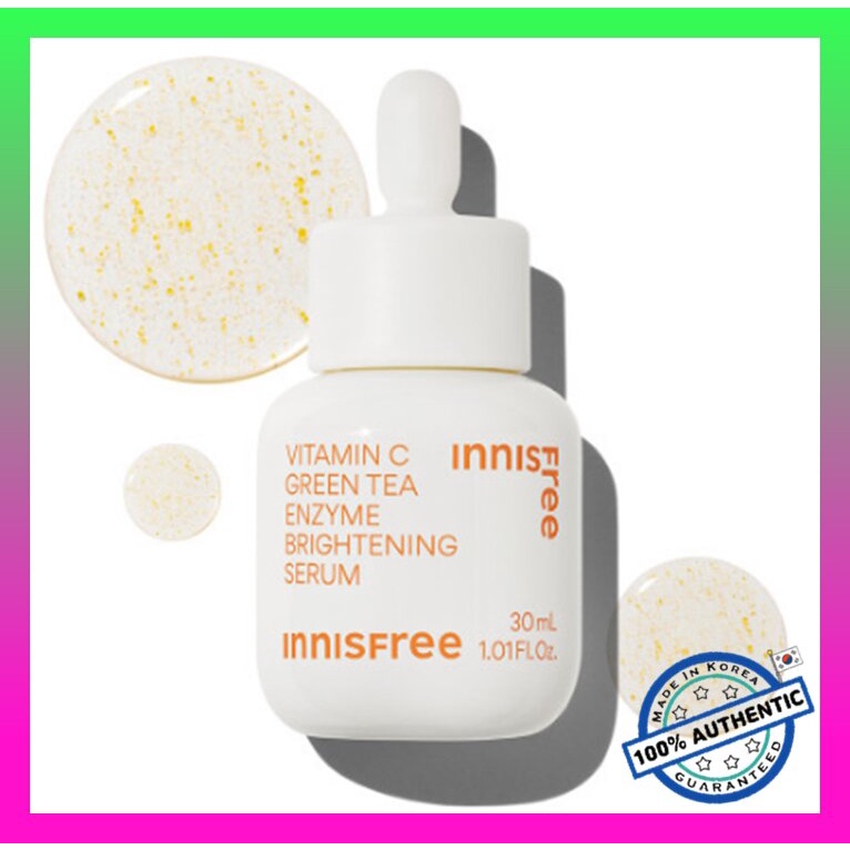 Serum Trà Xanh innisfree Vitamin C Làm Sáng Da / innisfree Vitamin C Green Tea Enzyme Brightening Serum 30mL