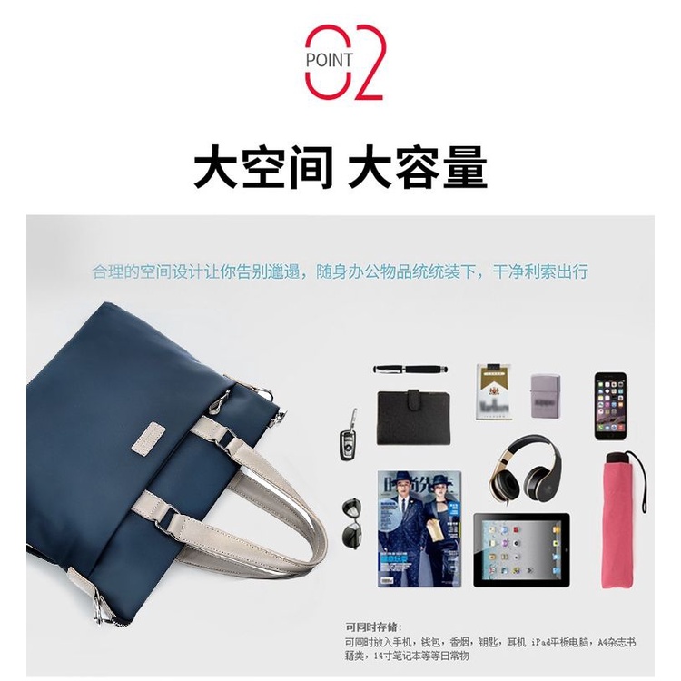 Túi Đeo Chéo Vải Oxford Phong Cách Doanh Nhân Sang Trọng Cho Nam