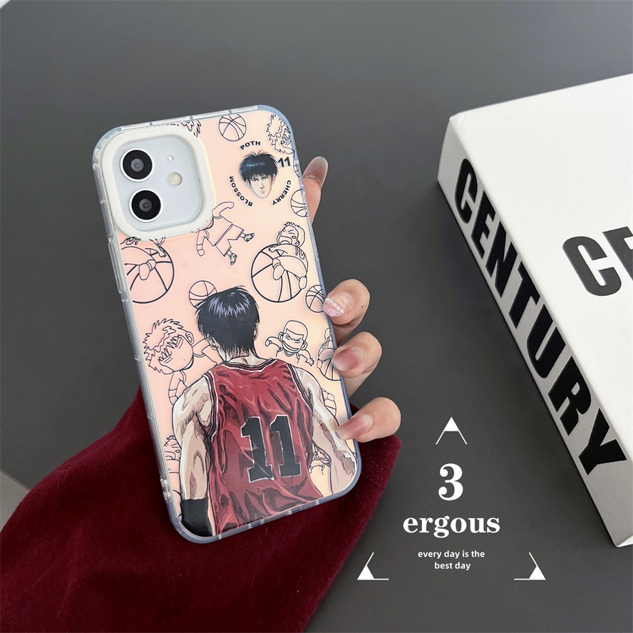 Ốp Điện Thoại Mềm Chống Sốc Màu Gradient Cho IPhone 14 13 12 11 Pro Max SE2020 X XR Xs Max 7 8 Plus