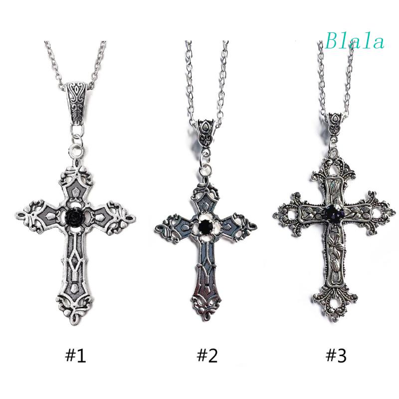 Vòng Cổ Choker Mặt Thánh Giá Thời Trung Cổ Cho Nam Và Nữ