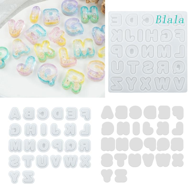 Khuôn Nhựa Làm Móc Khóa / Trang Sức Hình Chữ Cái Chống Dính DIY