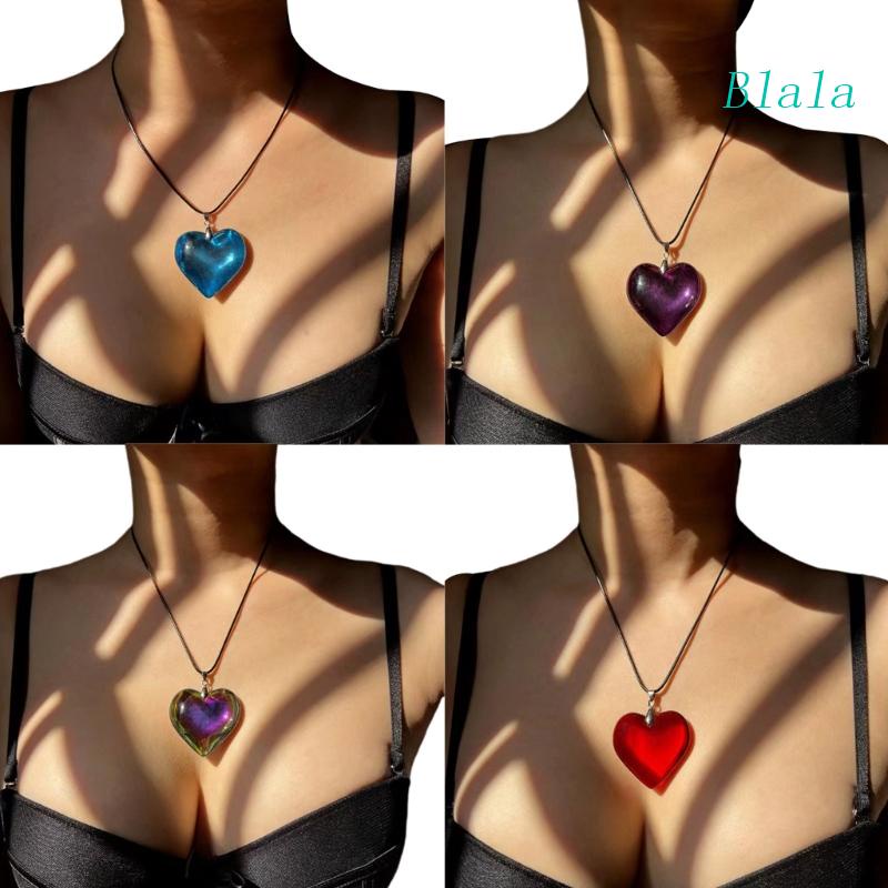 Vòng cổ Mặt Trái Tim Y2k Thời Trang Hàn Quốc 2023