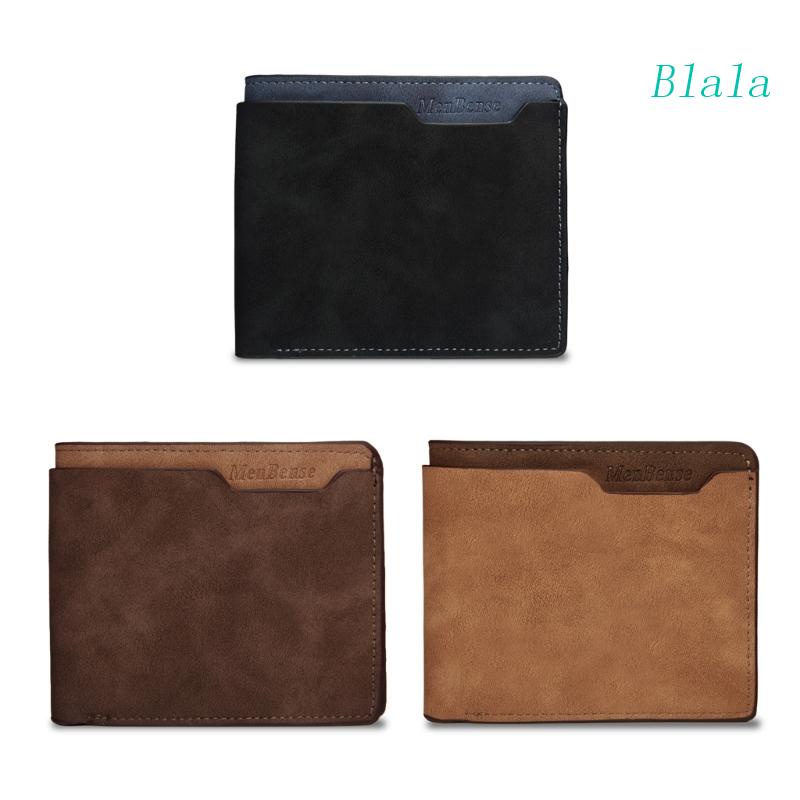 Ví Da Nhiều Ngăn Đựng Thẻ Chống Trộm Phong Cách Retro Cho Nam