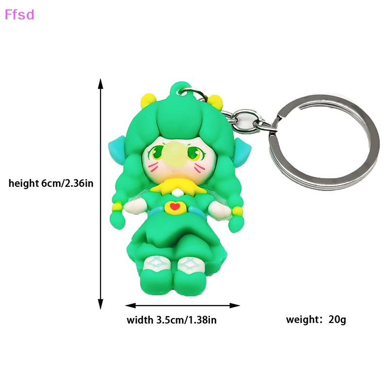 {Ffsd} Móc Khóa Búp Bê Yêu Tinh Bằng PVC Dễ Thương Trang Trí Túi Xách * Bán Chạy