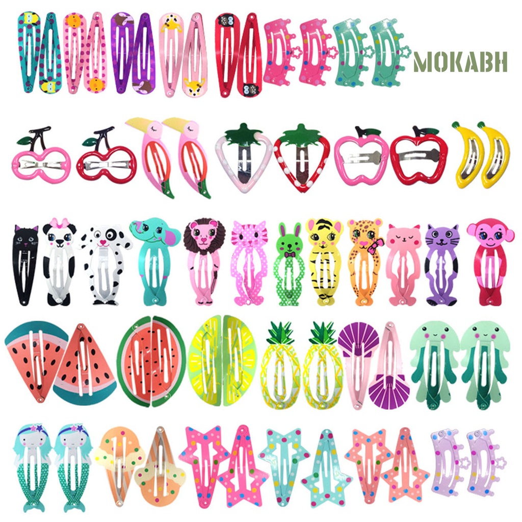 60 Kẹp Tóc Hình Ngôi Sao Năm Cánh Màu Sắc Tươi Sáng Phù Hợp Cho Lễ Hội