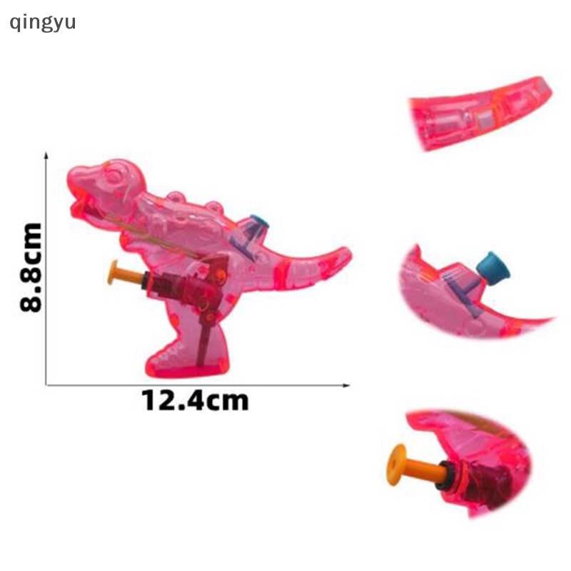 Set 2 Súng Nước Mini Hình Khủng Long Cho Bé Chơi Khi Đi Biển