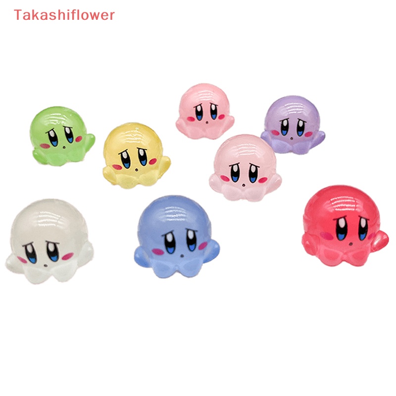 Bộ 2 Đồ trang trí Bạch Tuộc Mini Màu Dạ Quang Dùng Trang Trí Tiểu Cảnh