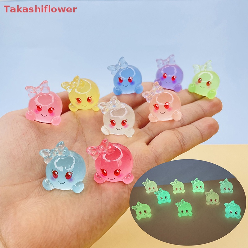 Set 5 Mặt Dây Chuyền Ba Chiều Bằng Nhựa resin Họa Tiết Hoạt Hình Ba Chiều Sáng Tạo DIY