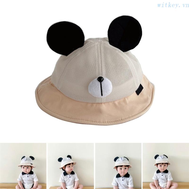 Mũ Lưỡi Trai Thoáng Khí Dễ Thương Thời Trang Mùa Hè Cho Bé Trai + Gái