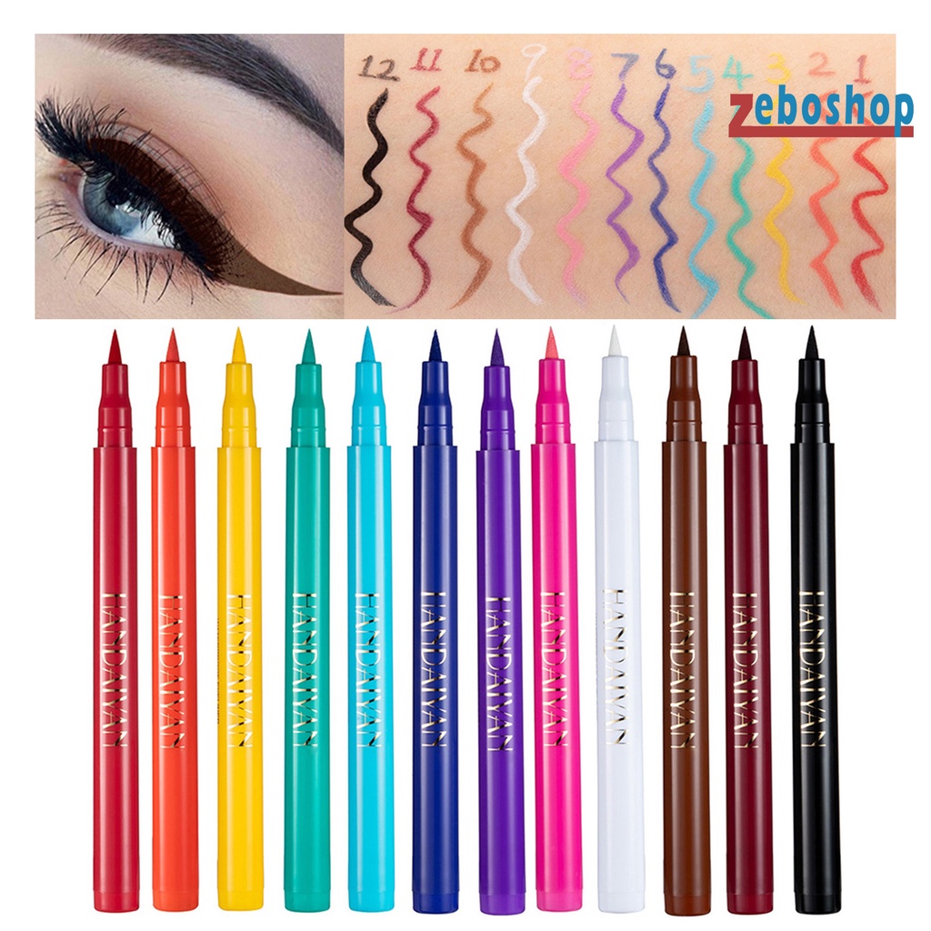 Bút Kẻ Mắt Màu Lì Kết Cấu Tinh Tế Chống Nhòe Thời Trang Cho Nữ
